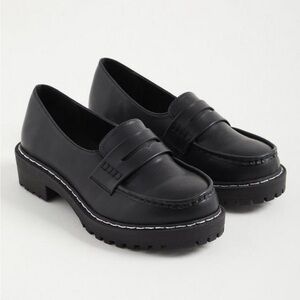 Torrid Black Chunky Loafers